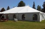 40' x 60' pole tent - sectional